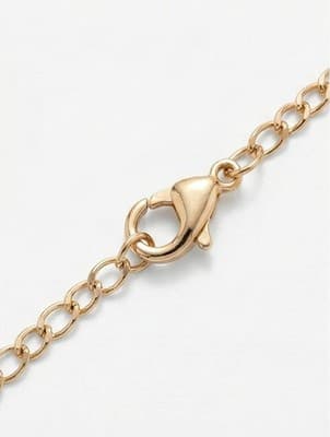 Nordstrom Gold Floral Locket Necklace Photo Pendant Figaro Chain Heirloom - Thumbnail 4
