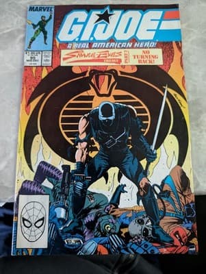 ​GI Joe A Real American Hero #95 (1989) Snake Eyes Trilogy Part 2 Marvel Comic