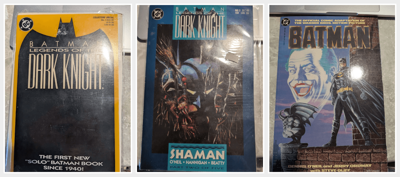 Batman 3-Issue Lot | Legends Dark Knight #1–2 | 1989 Movie | VF/NM | FREE SHIP