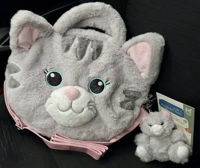 Member's Mark 4-in-1 Plush Pet Bag with Keychain Cat - Thumbnail 4