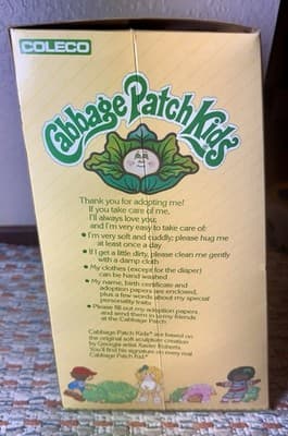 Vintage 1985 Coleco Cabbage Patch Kids Doll NIB NRFB Pacifier Boy Blue #3900 - Thumbnail 6