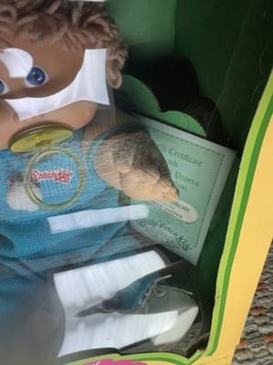 Vintage 1985 Coleco Cabbage Patch Kids Doll NIB NRFB Pacifier Boy Blue #3900 - Thumbnail 2