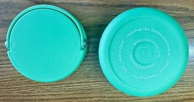Hydrapeak 18oz Stainless Steel Kids Thermos Food Jar - Jade Green - Thumbnail 4