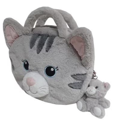 Member's Mark 4-in-1 Plush Pet Bag with Keychain Cat - Thumbnail 2