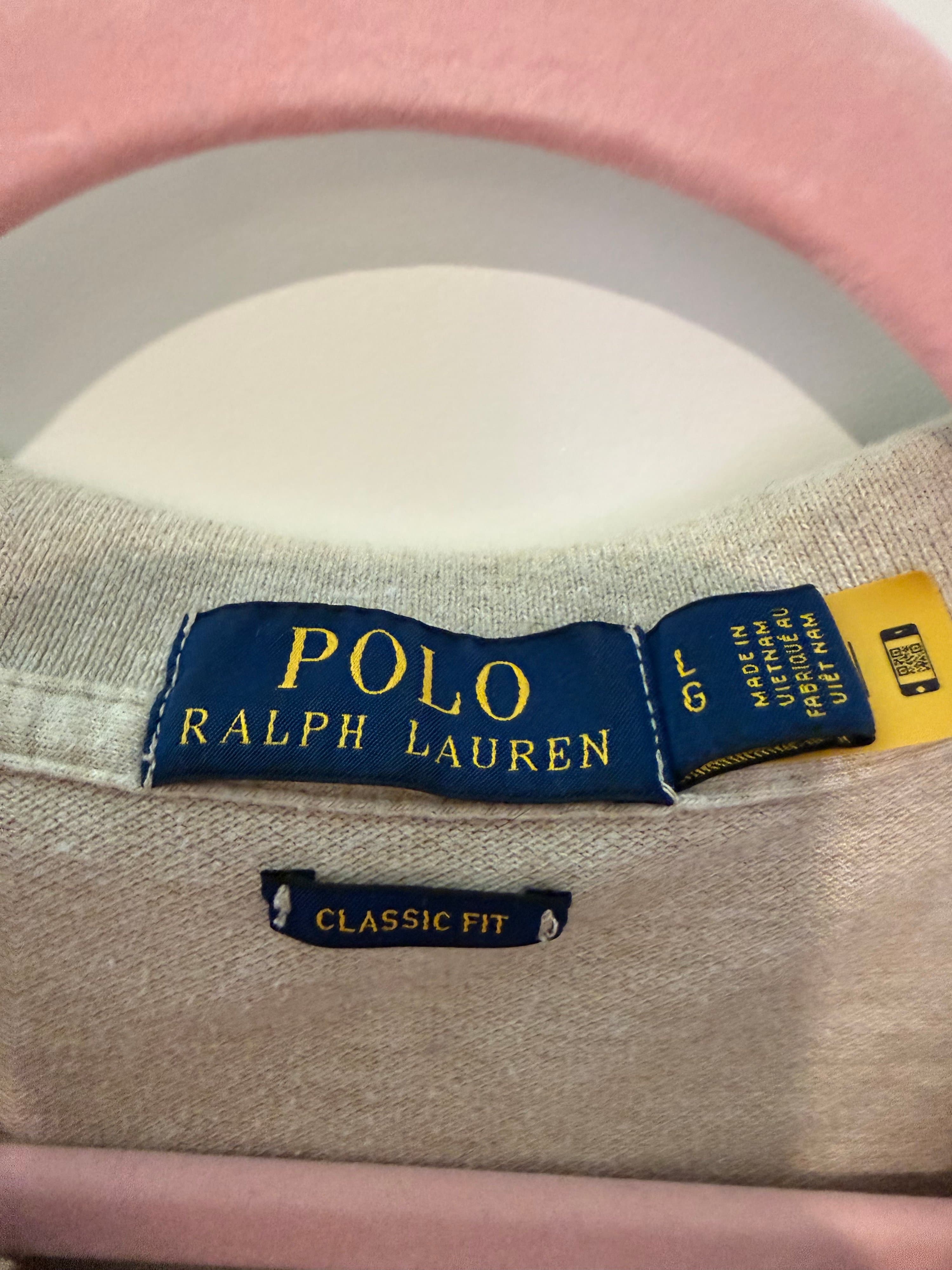 Polo Ralph Lauren Classic Fit Polo Shirt Beige Size L - Thumbnail 2