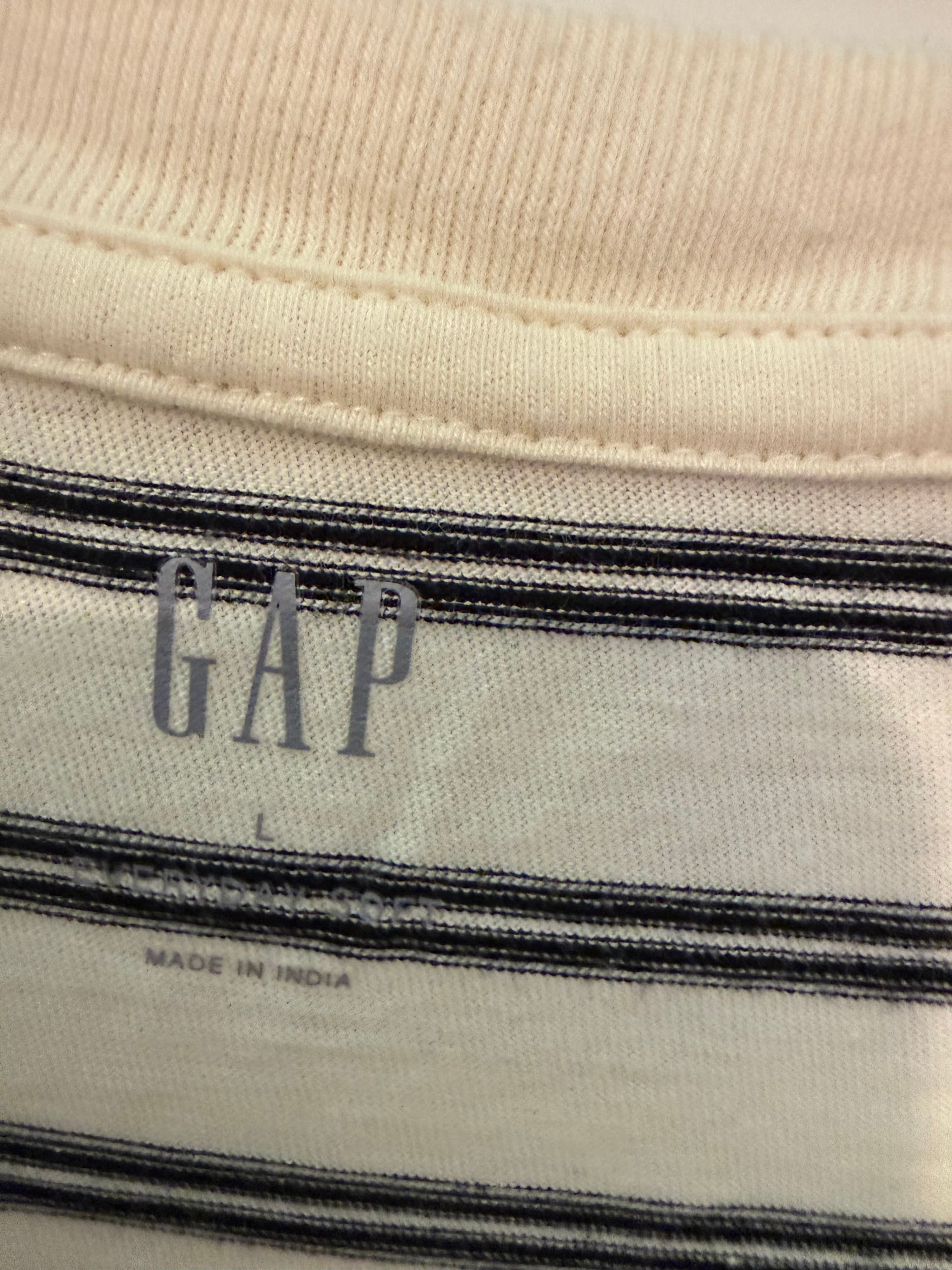 GAP Striped Long Sleeve Shirt Size L - Thumbnail 2
