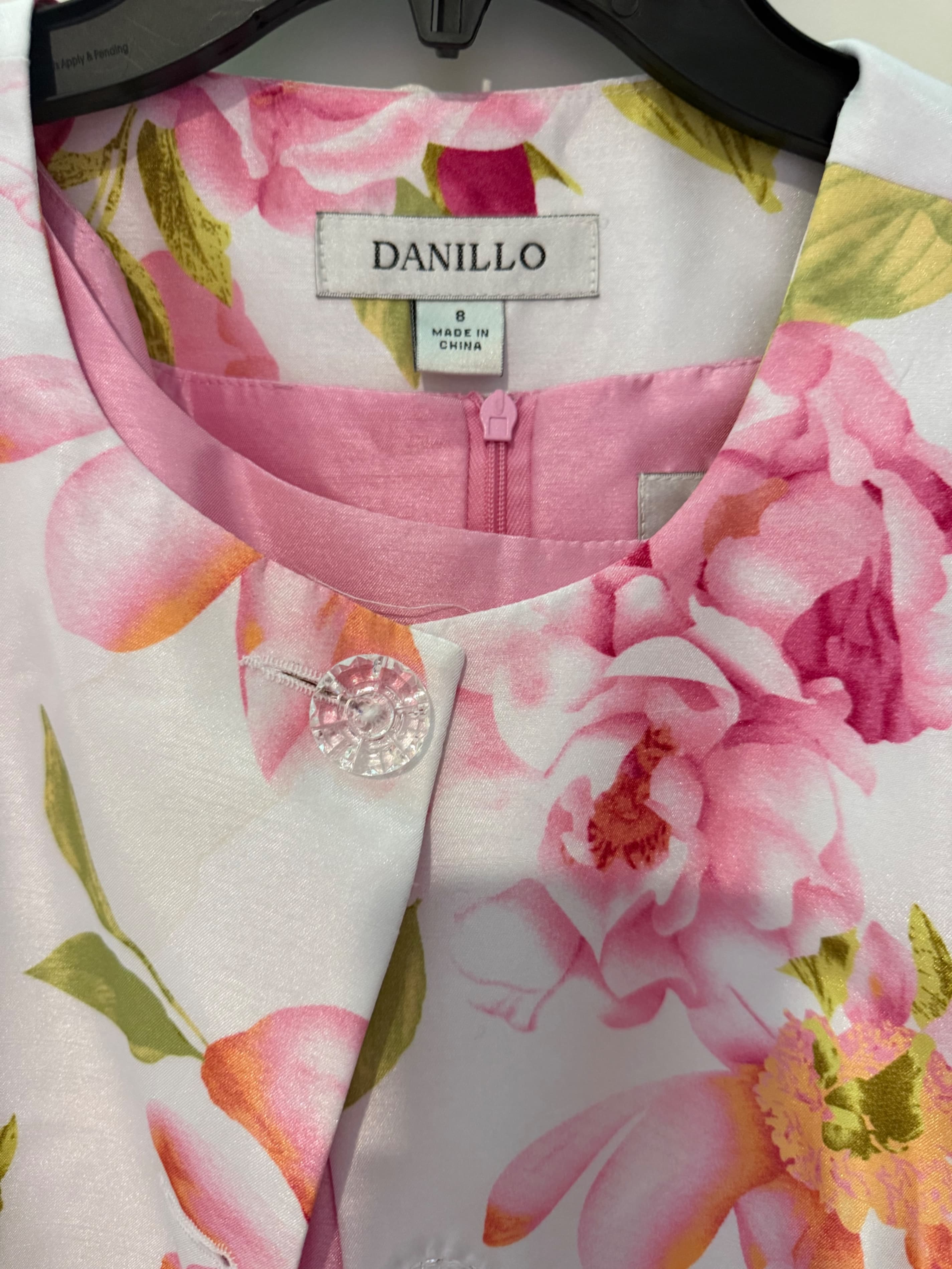 Danillo Floral Print suit Size 8 - Thumbnail 2