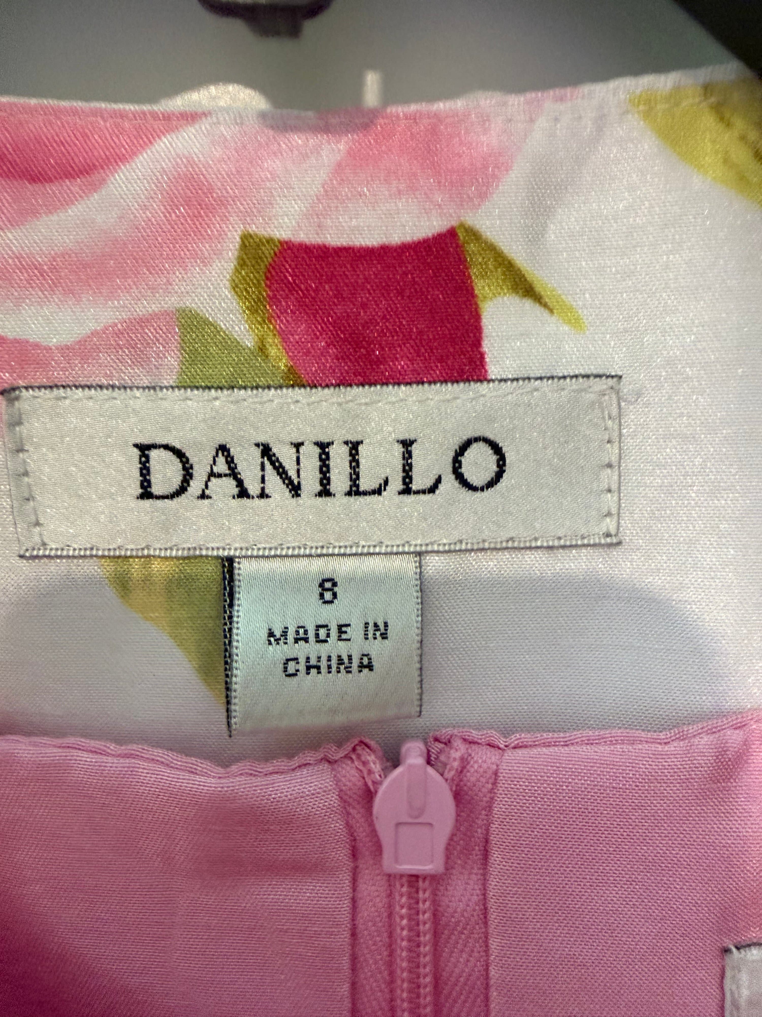 Danillo Floral Print suit Size 8 - Thumbnail 3