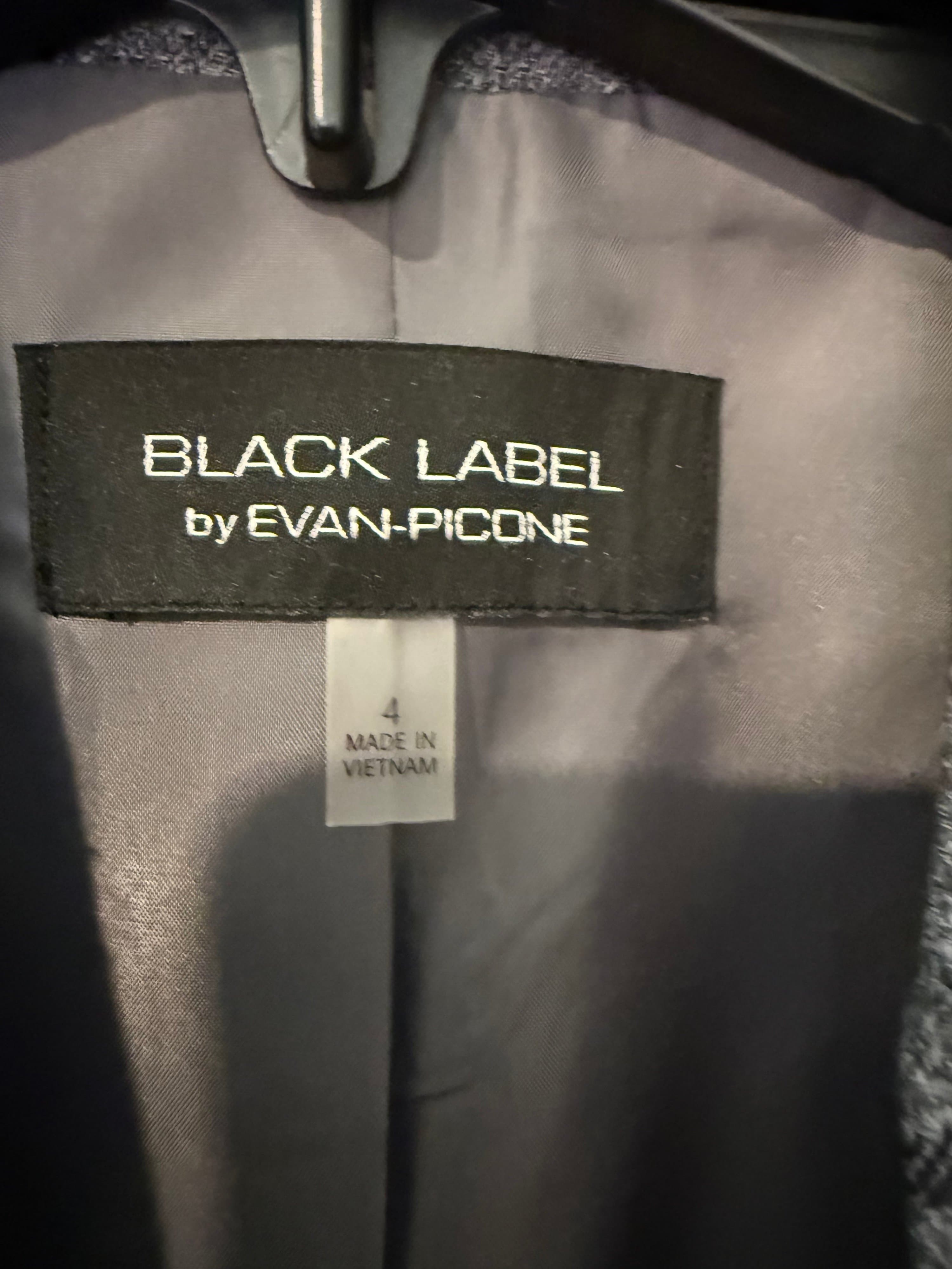 Black Label by Evan-Picone Plaid Skirt Suit Size 4 - Thumbnail 2