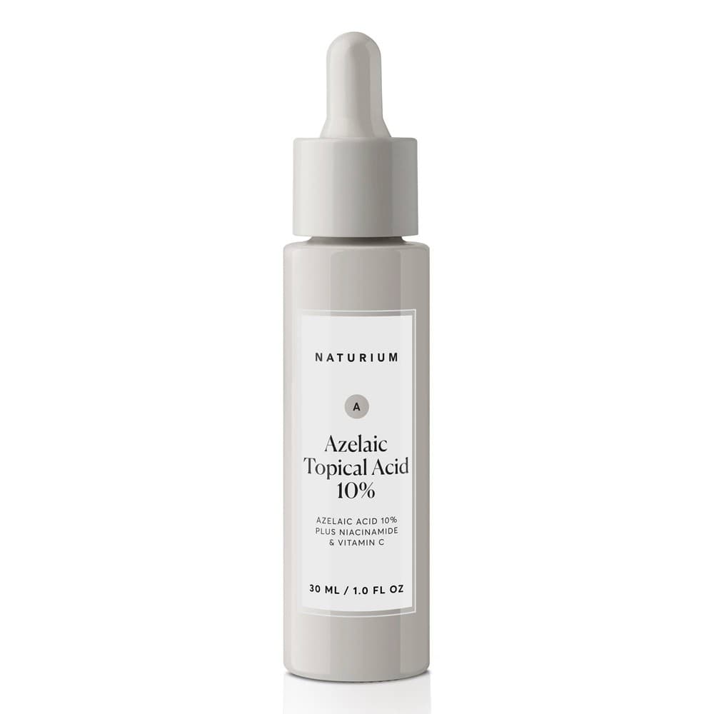 Naturium Azelaic Topical Acid 10%  Face & Skin Care Beauty Treatment with Niacinamide & Vitamin C  1 Fl Oz