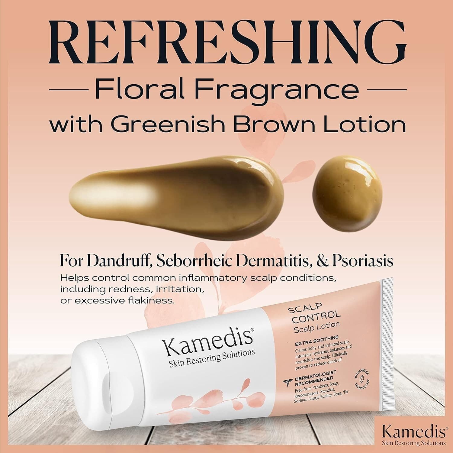 KAMEDIS Anti-Dandruff Therapy Shampoo 16.9 Fl Oz & Scalp Lotion 3.3 Fl Oz for Dry Skin - Thumbnail 6