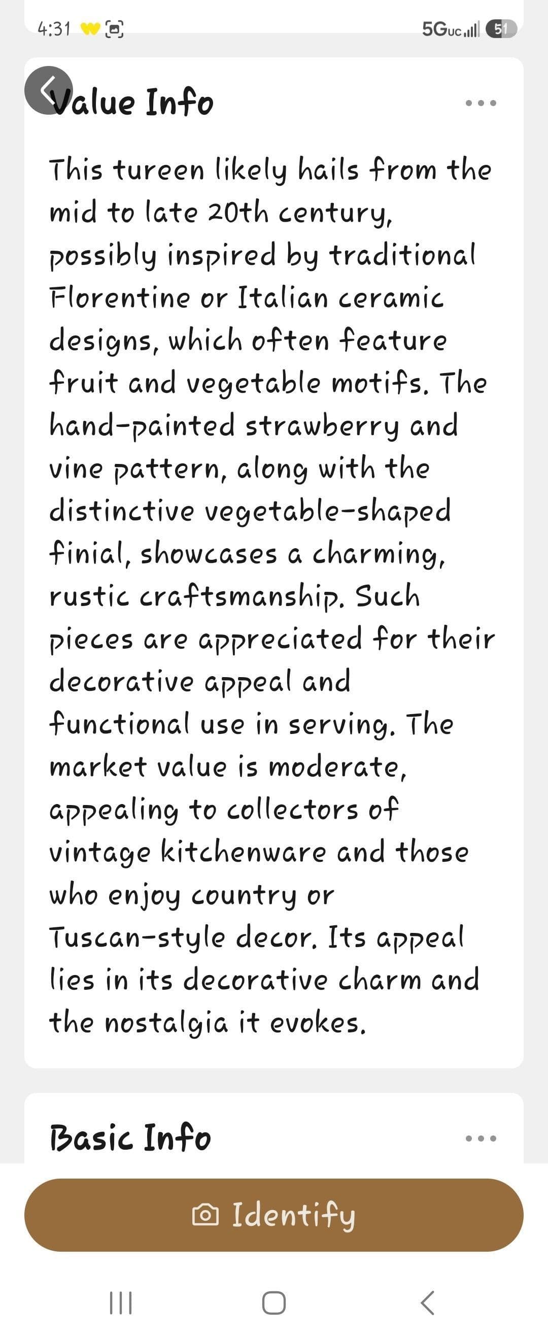 strawberry soup tureen - Thumbnail 2