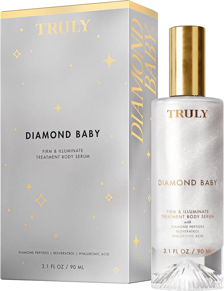 $44MSRP Truly Diamond Baby Firm & Illuminate Treatment Body Serum W/Diamond Peptides, Resveratrol, + Hyaluronic Acid - Thumbnail 3