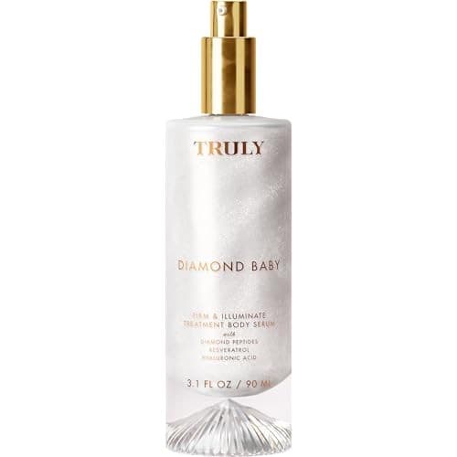 $44MSRP Truly Diamond Baby Firm & Illuminate Treatment Body Serum W/Diamond Peptides, Resveratrol, + Hyaluronic Acid