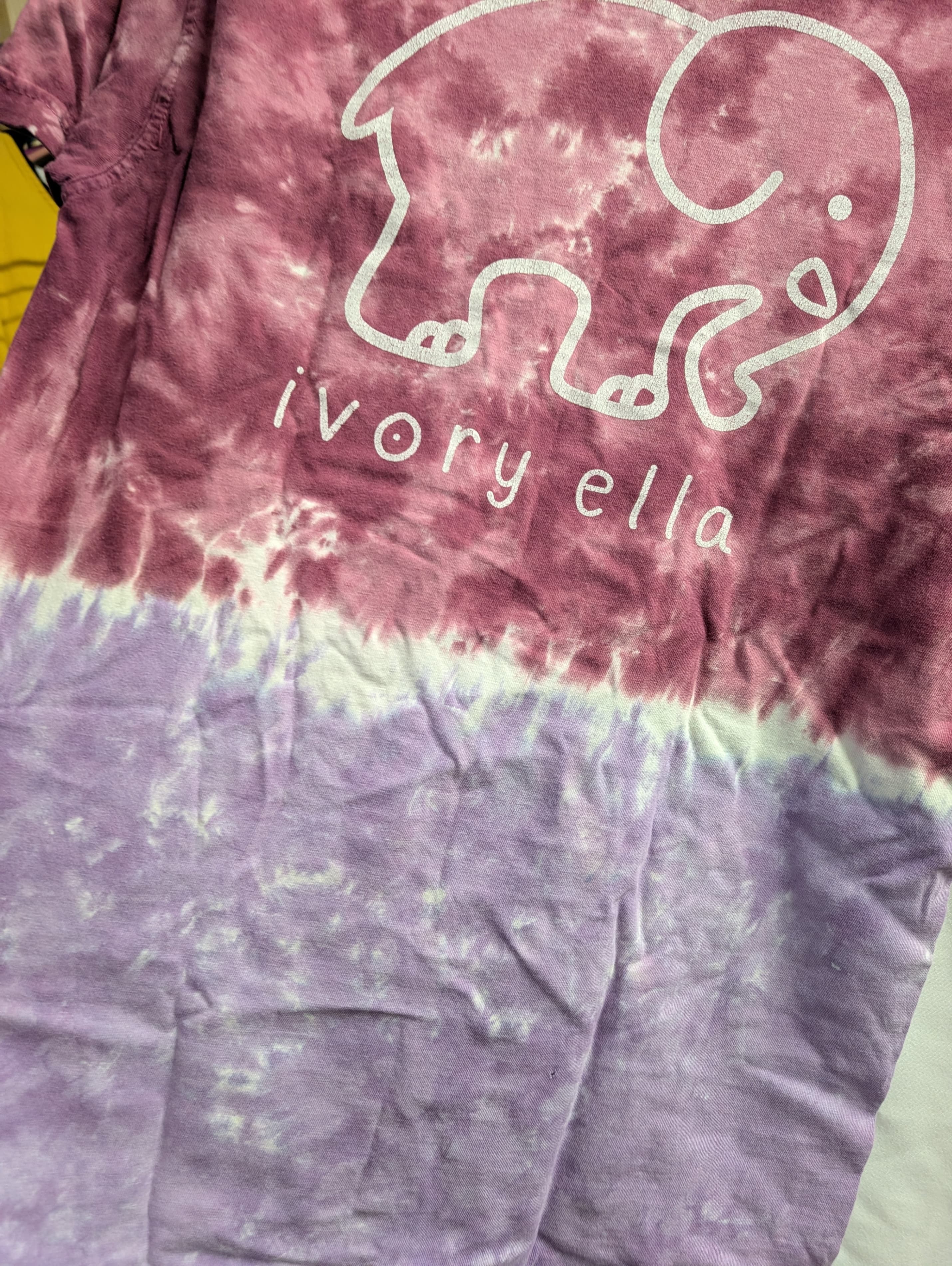 Ivory Ella Tie-Dye T-Shirt Small - Thumbnail 2