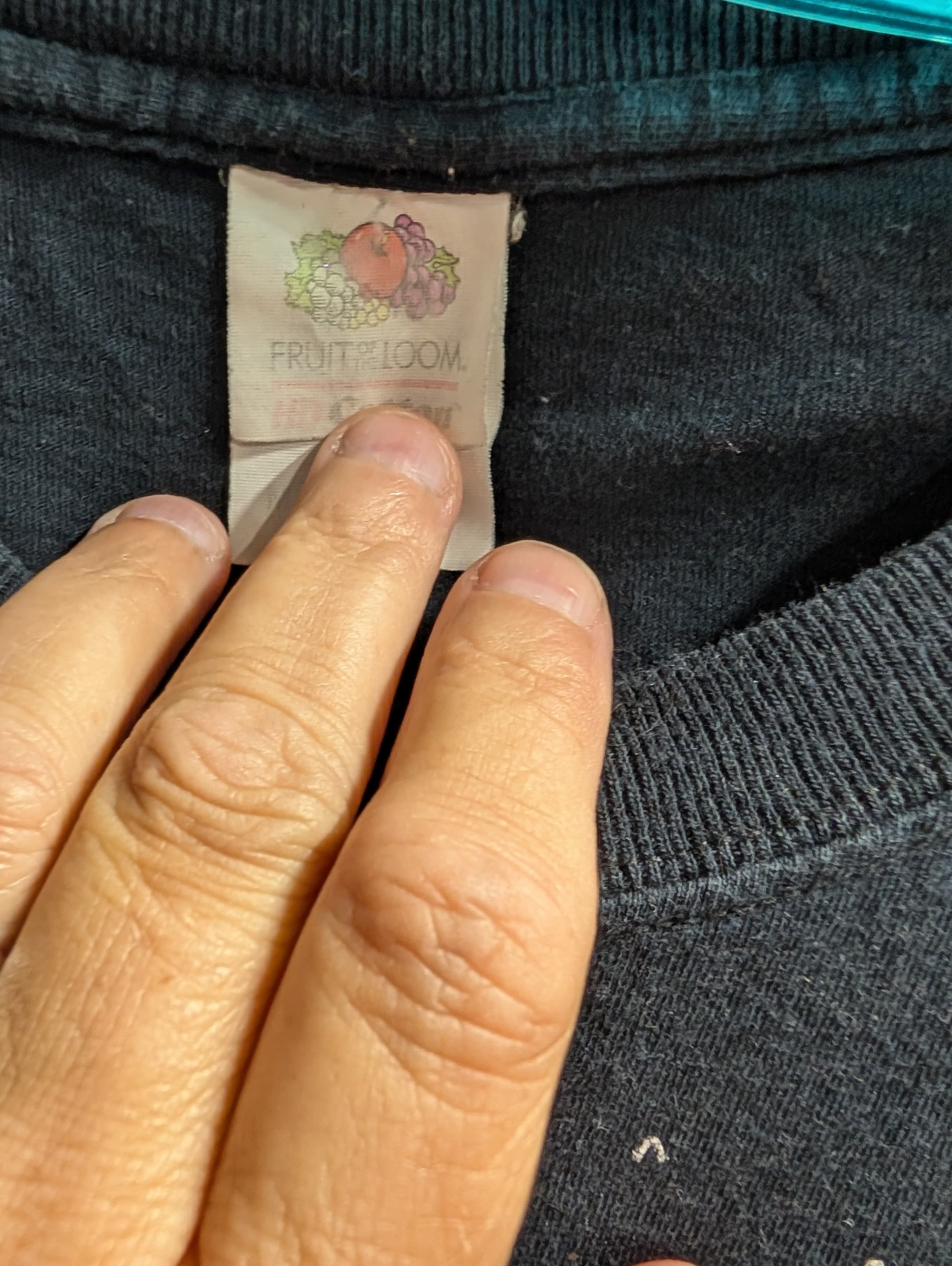 Fruit of the Loom Men's Medium Black Sweatshirt - Thumbnail 4