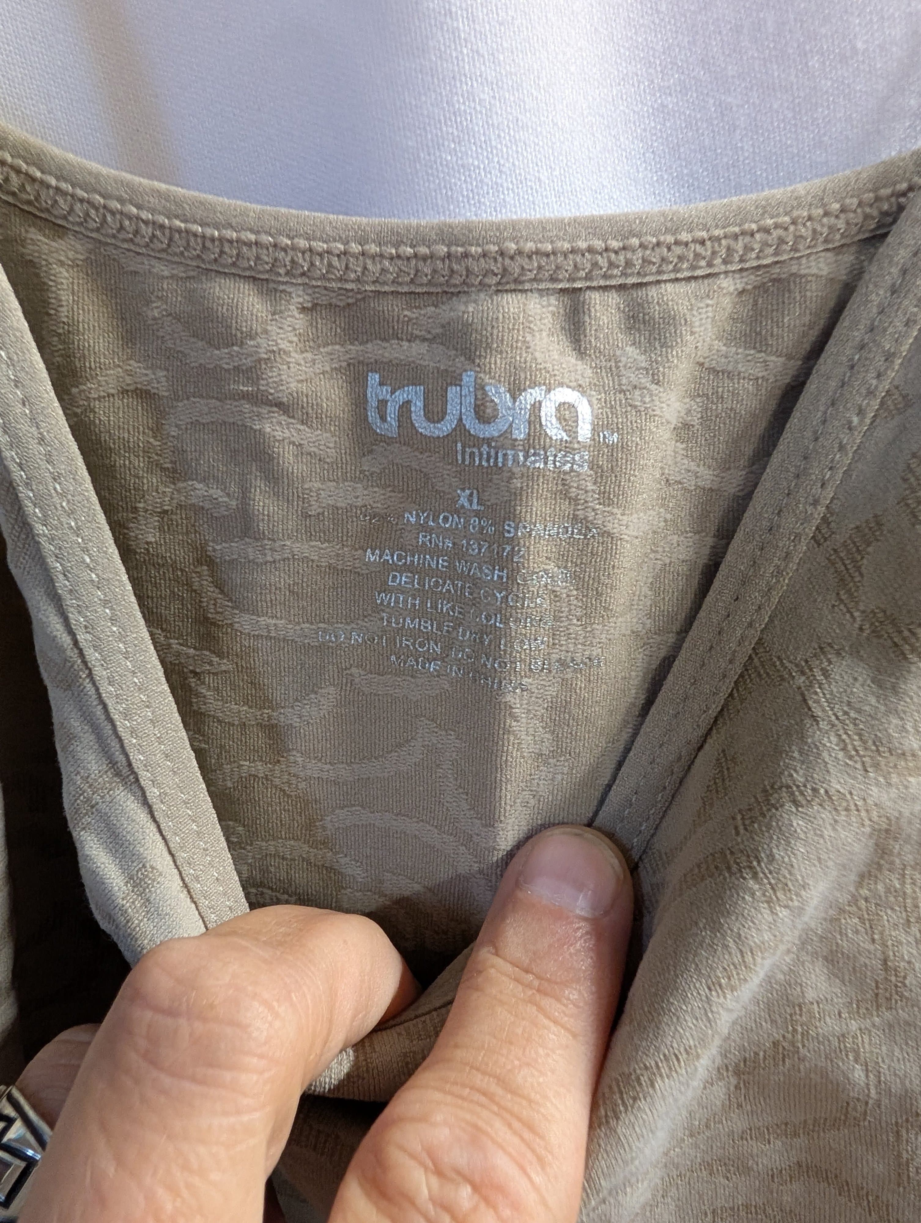 TruBra Intimates XL Beige Camisole - Thumbnail 2
