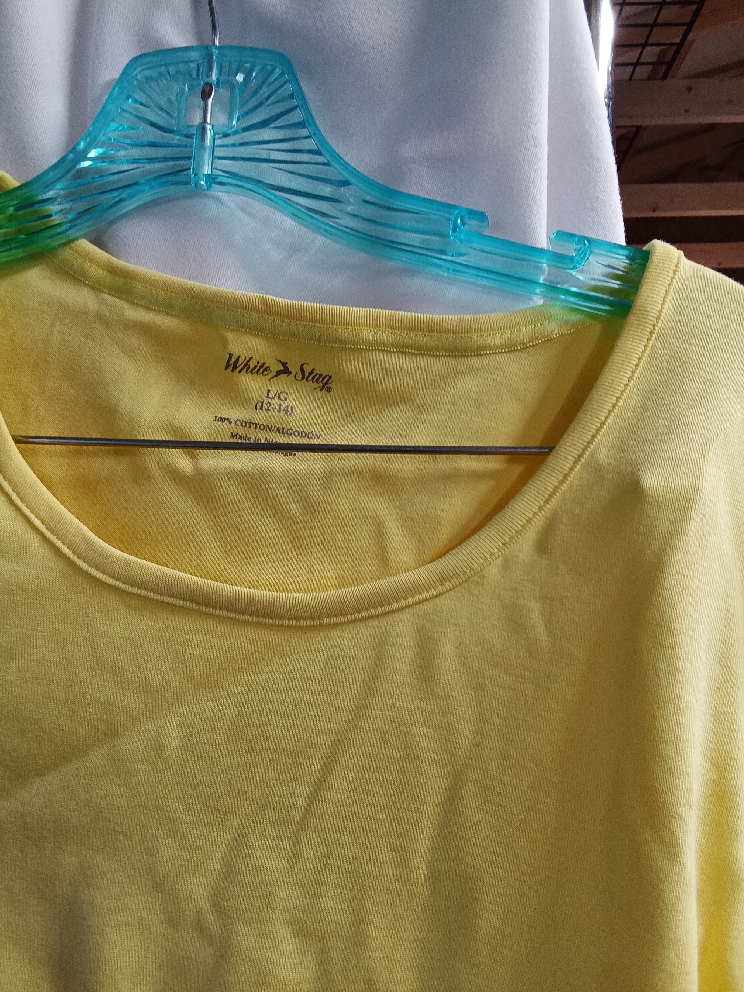 White Stag Yellow Short Sleeve T-Shirt L/G 12-14 - Thumbnail 2