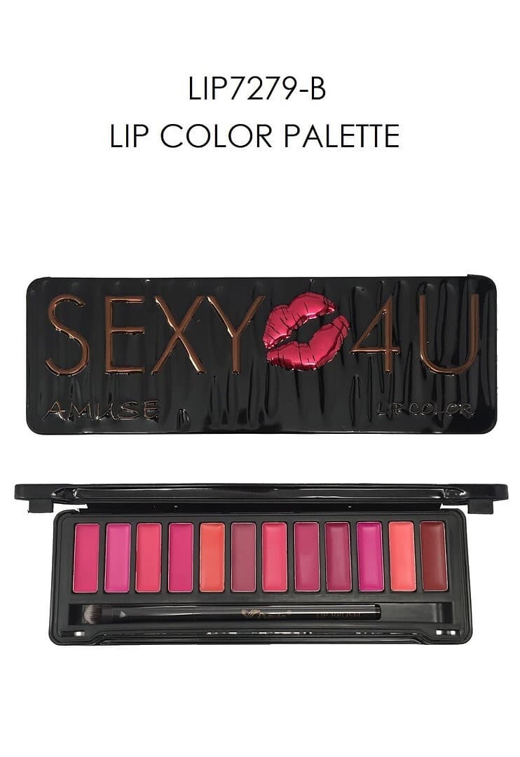 Amuse 7279B Lipstick Palette 12Color W/Brush - Thumbnail 2