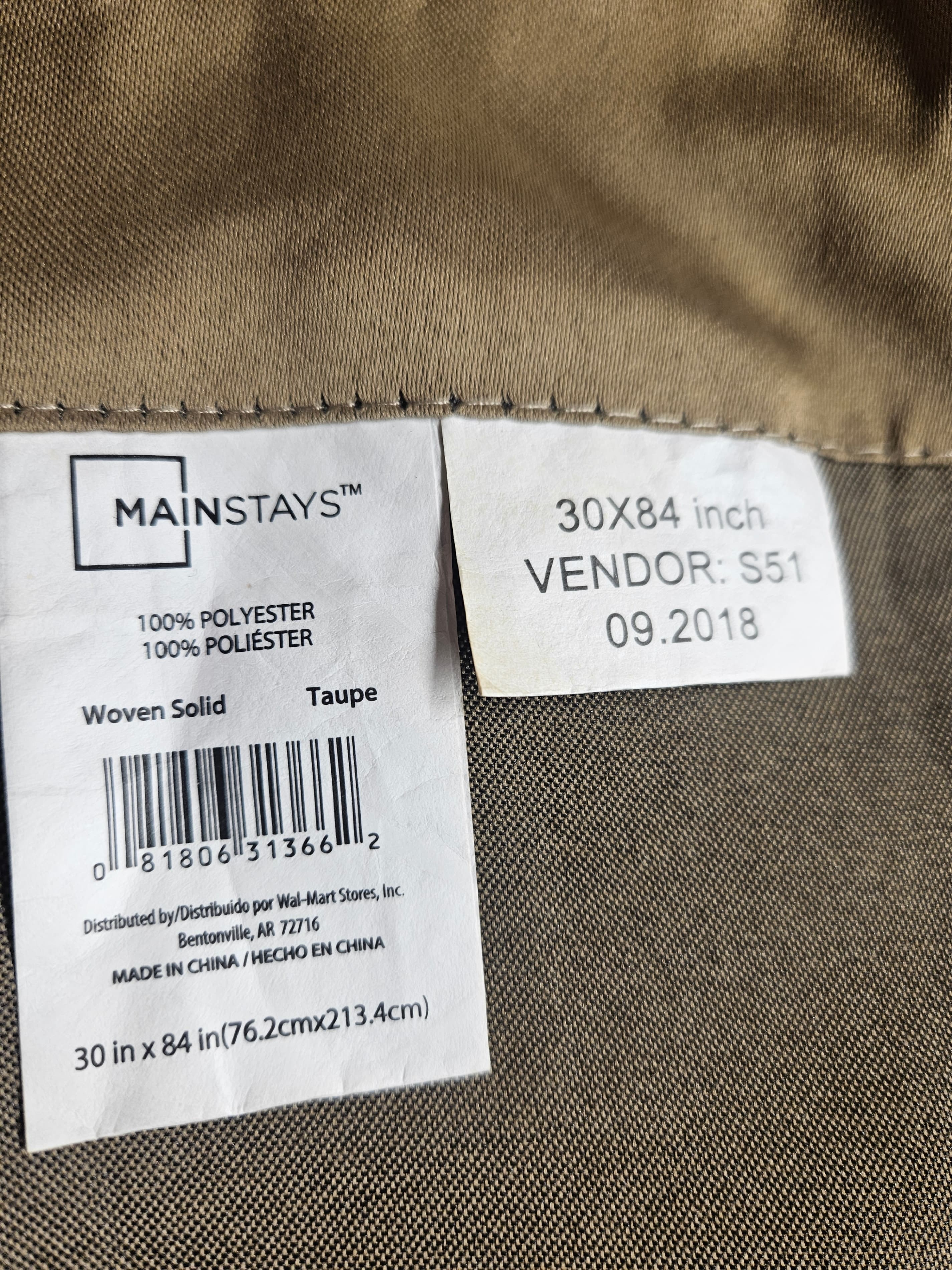 Set of 6 Mainstay curtains ( Long) - Thumbnail 2