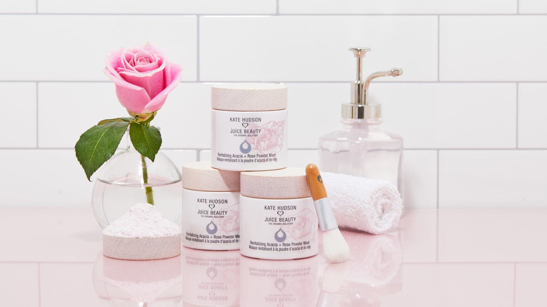 Kate Hudson X Juice Beauty Revitalizing Acacia Rose Powder Mask - Thumbnail 7