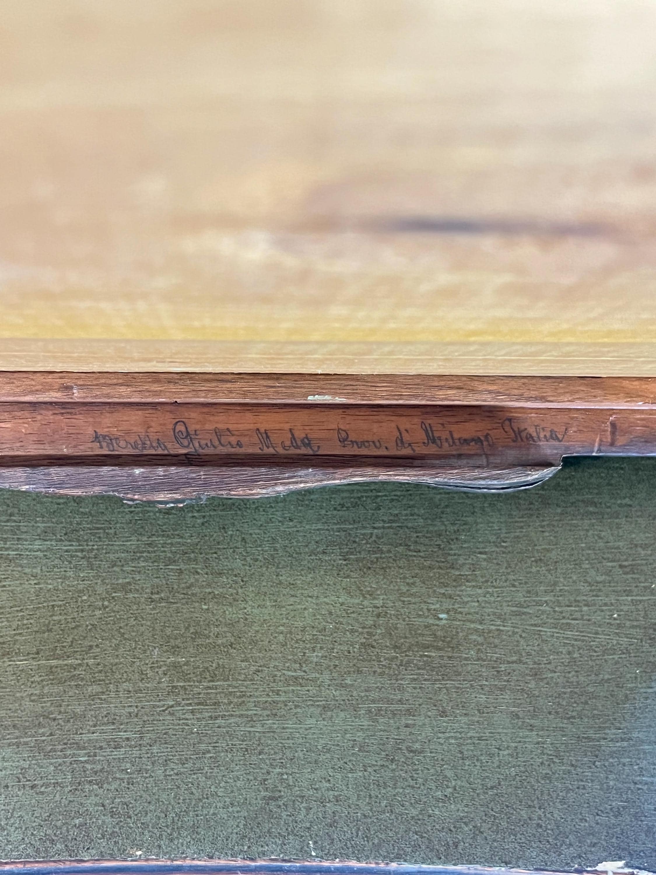 Vintage Italian Venetian Painted Kidney-Shaped Writing Desk or Vanity - Thumbnail 17