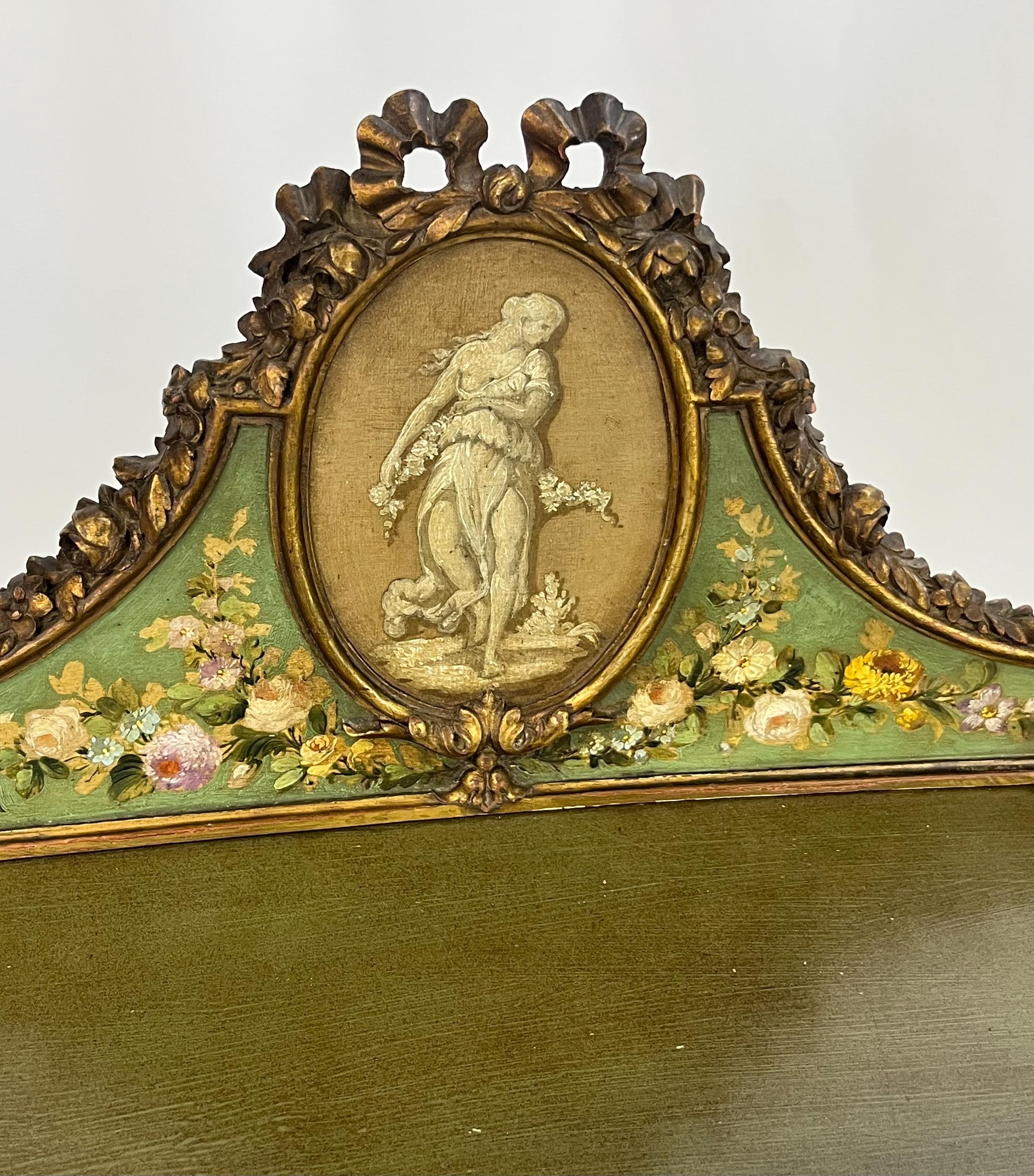 Vintage Italian Venetian Painted Kidney-Shaped Writing Desk or Vanity - Thumbnail 5