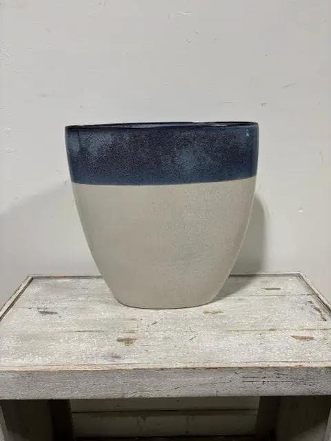 Small Blue And White Pot