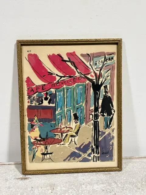 Parisan Street Scene By Robert Motherwell