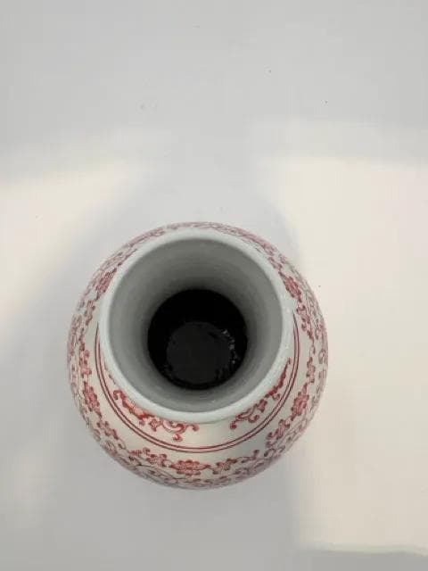 Coral Chinoisenie Vase - Thumbnail 2