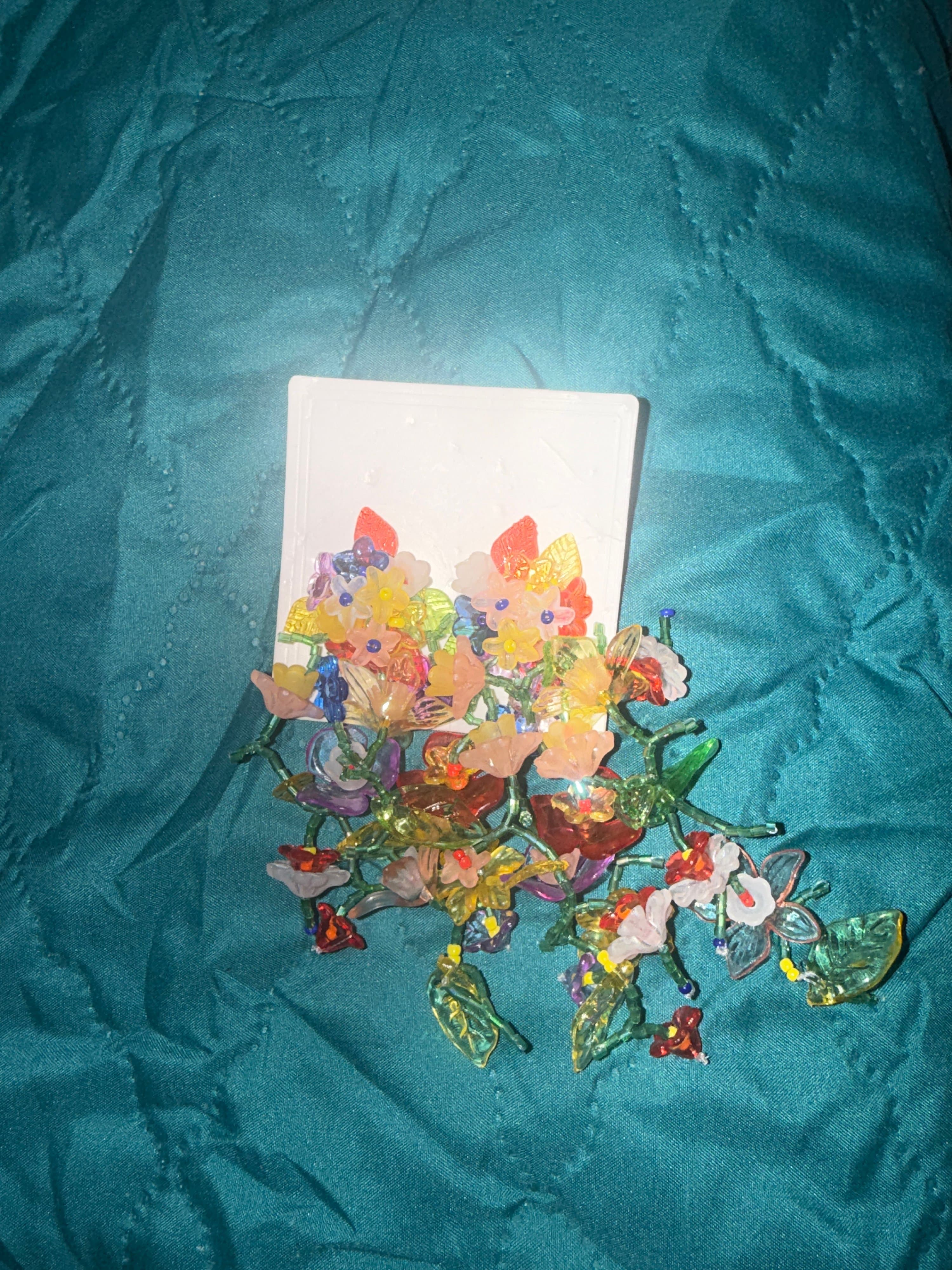 Colorful Floral Beaded Necklace