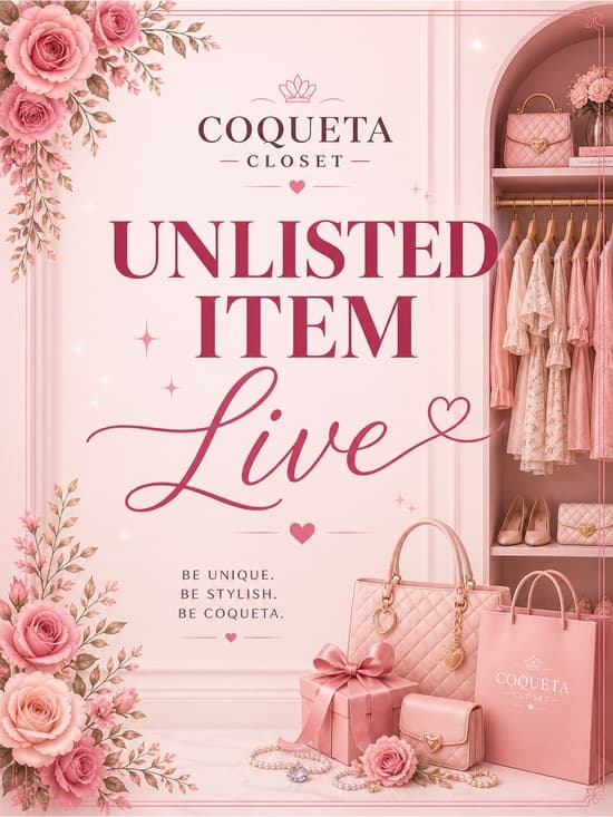 1-100 UNLISTED ITEM 🛍️ @CoquetaCloset Live💖 Please bundle 2+ items 💖 Thank you 💖 - Thumbnail 2
