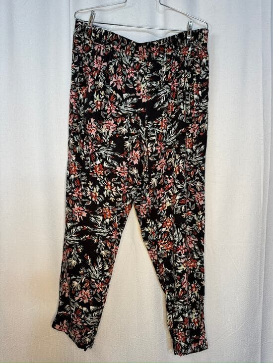 428. Jessica Simpson Floral Pull-On Pants Size L NWT - Thumbnail 9