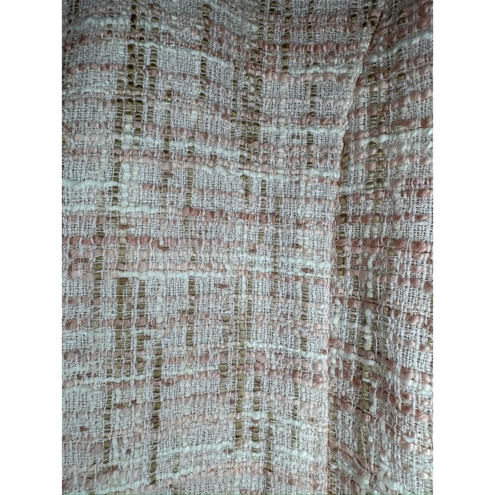 431. Alfred Dunner Petite Embellished Tweed Jacket Pink Size PM - Thumbnail 9