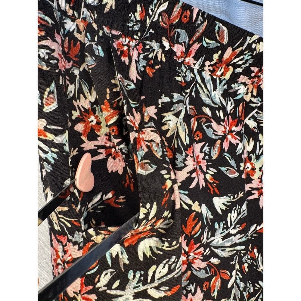 428. Jessica Simpson Floral Pull-On Pants Size L NWT - Thumbnail 4