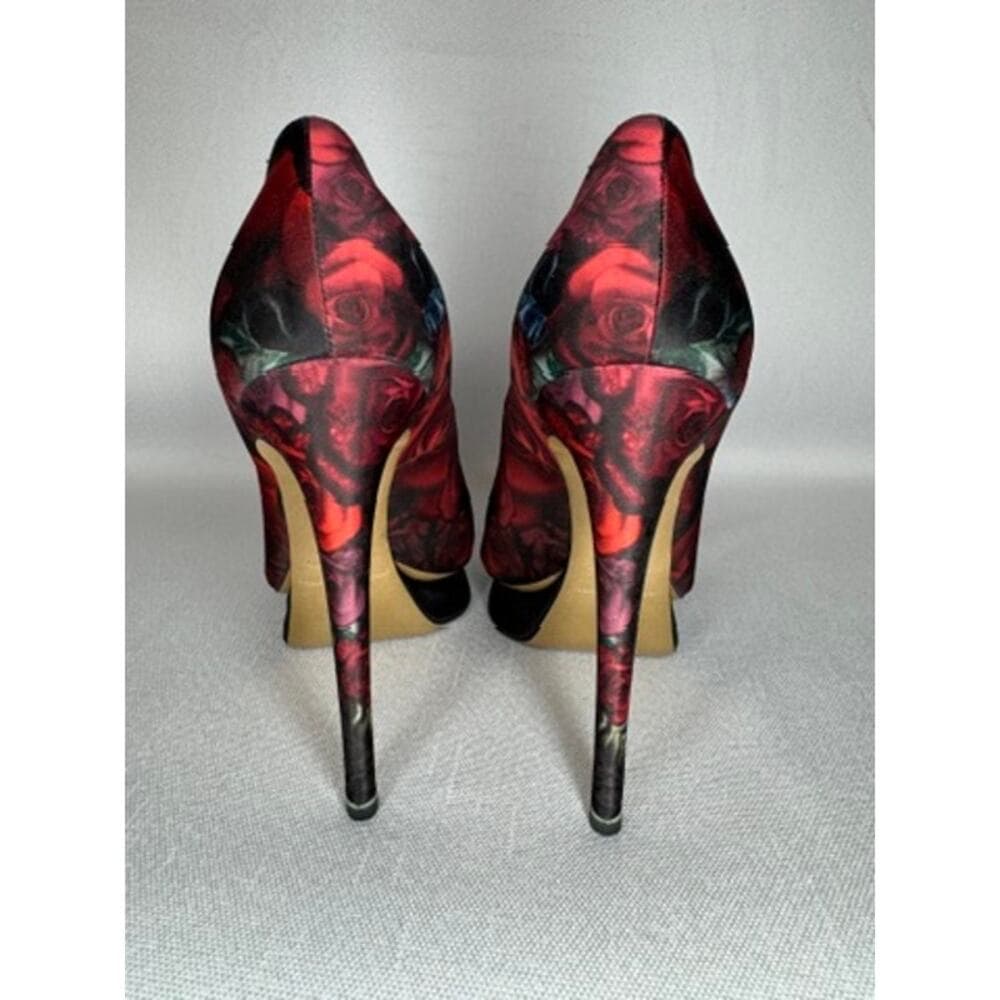 441. Nicholas Kirkwood Floral Platform Pumps Size 6.5/36.5 Made in Italy - Thumbnail 7