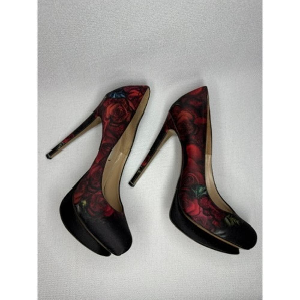 441. Nicholas Kirkwood Floral Platform Pumps Size 6.5/36.5 Made in Italy - Thumbnail 11
