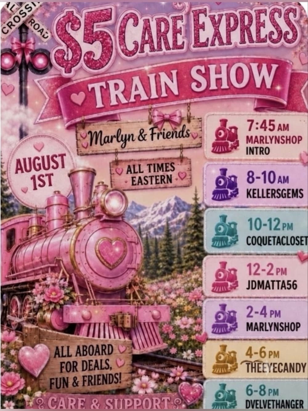 🚂 COQUETA CLOSET | UPCOMING TRAINS & EVENTS 🚂 - Thumbnail 5