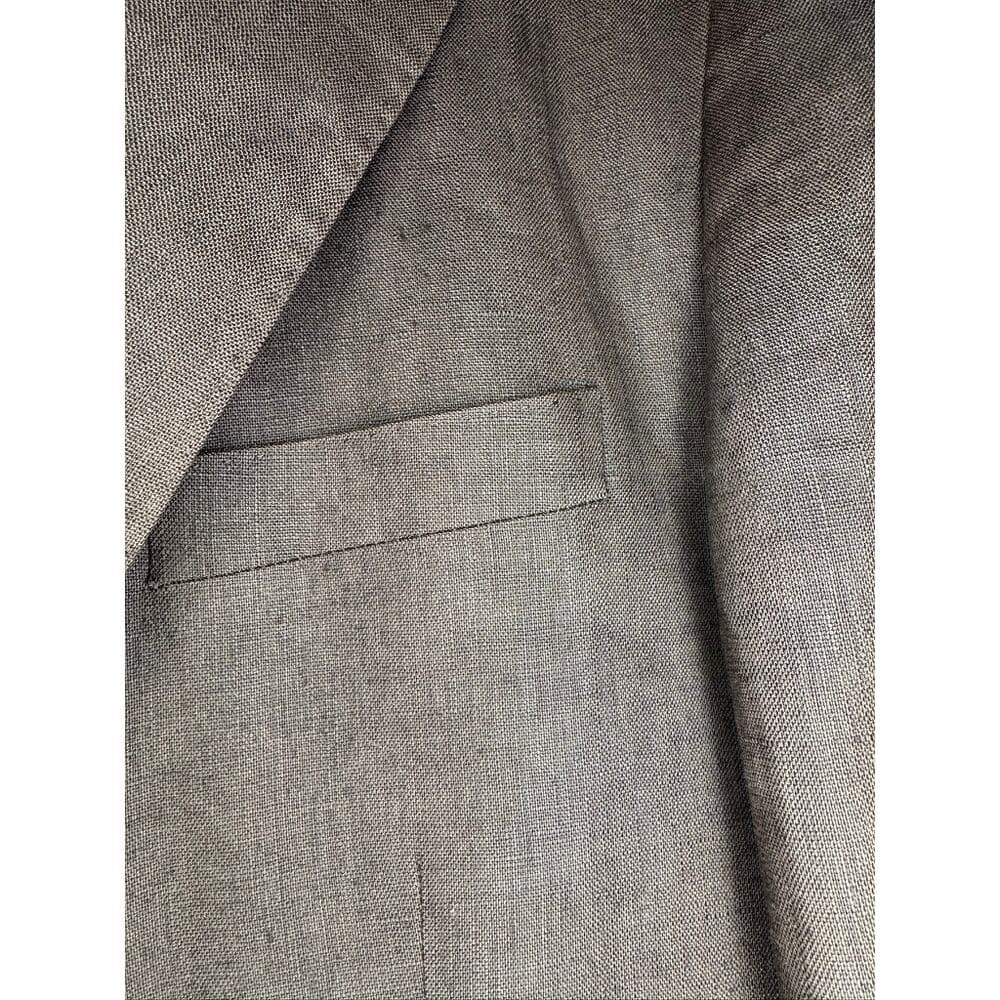 437. &M Brown Herringbone Two Button Sport Coat Blazer Men's Size 40 - Thumbnail 6