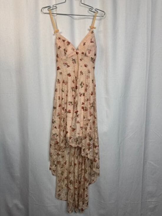378. Disney Princess Floral Lace High Low Maxi Dress Size S - Thumbnail 9
