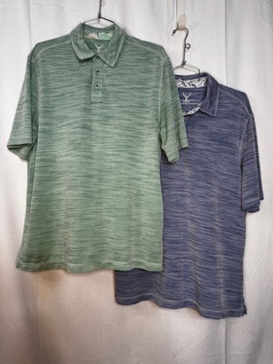 419. Nikoby Space Dye Polo Shirt Bundle 2-Pack Men's Size L - Thumbnail 14