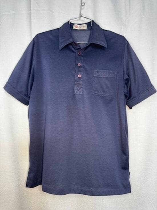 420. Cougar Golf of California Blue Short Sleeve Polo Shirt - Thumbnail 5