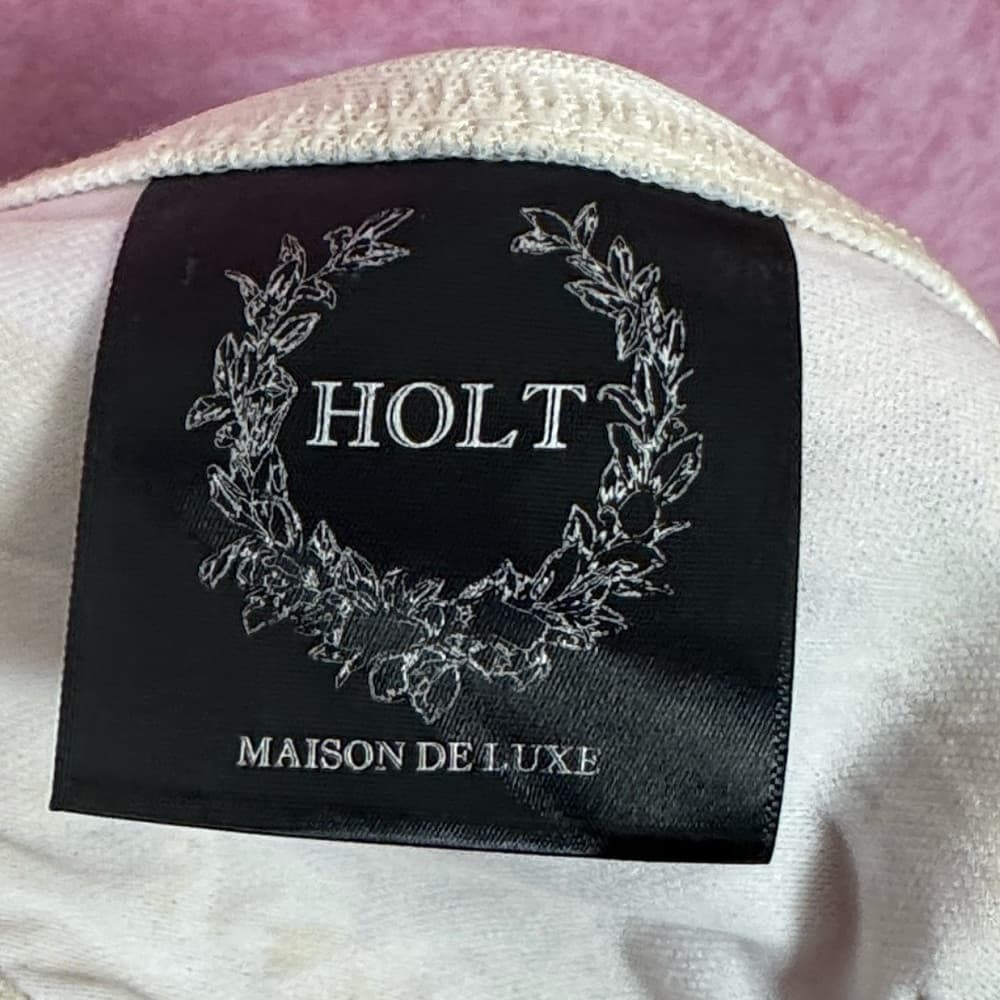 255. HOLT Maison De Luxe Embellished Floral Sequin Dress Size M - Thumbnail 2