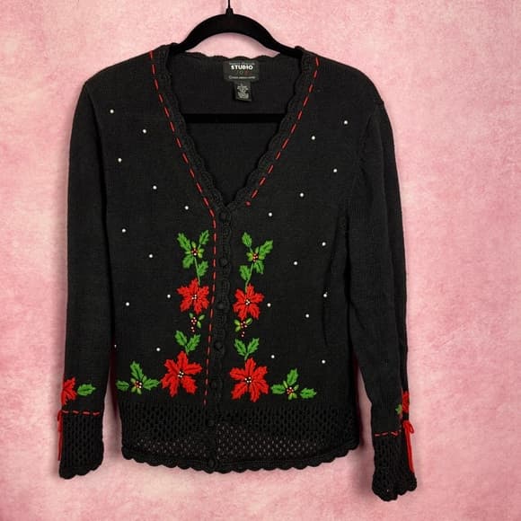 276. Designers Originals Studio Joy embroidered cardigan L - Thumbnail 9