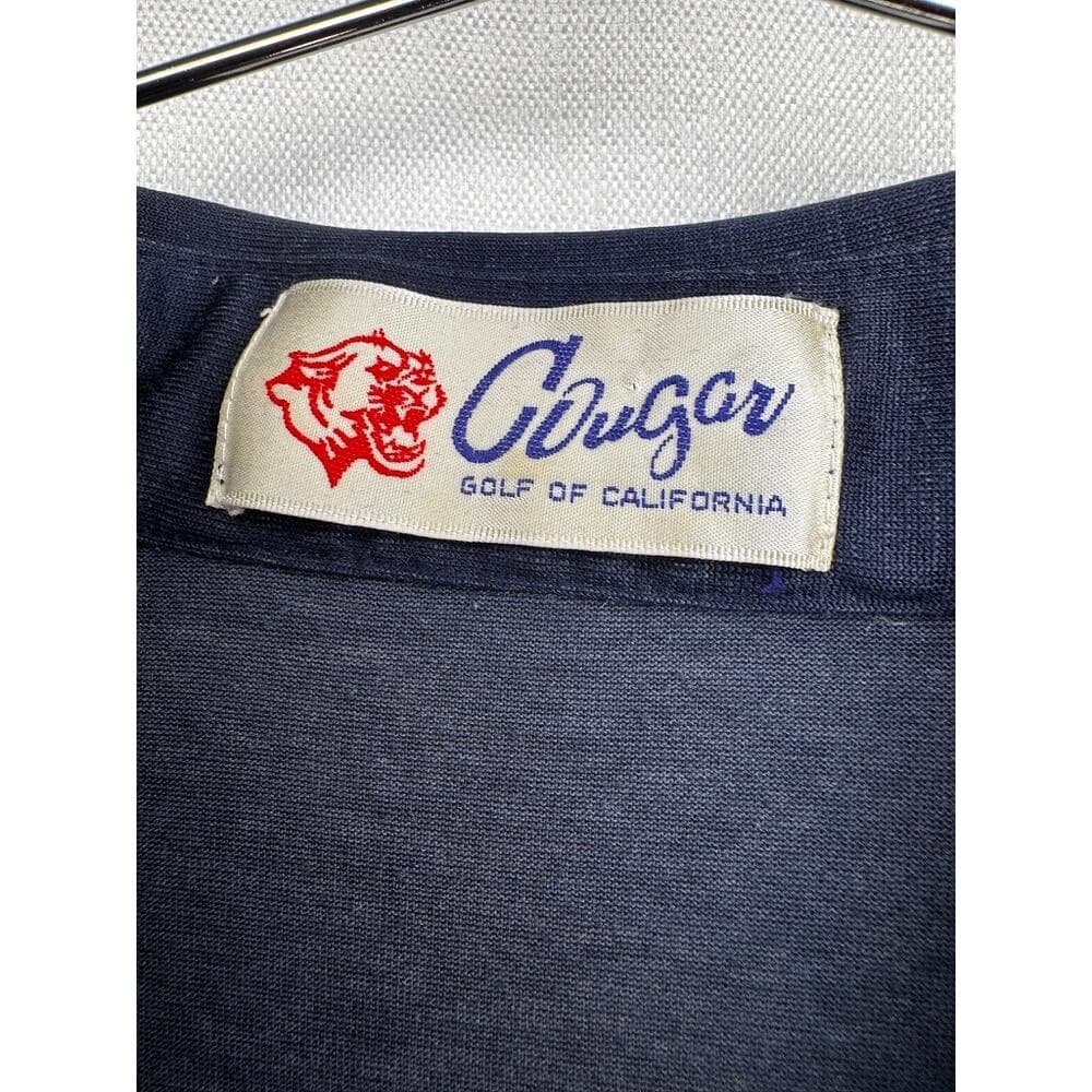 420. Cougar Golf of California Blue Short Sleeve Polo Shirt - Thumbnail 2