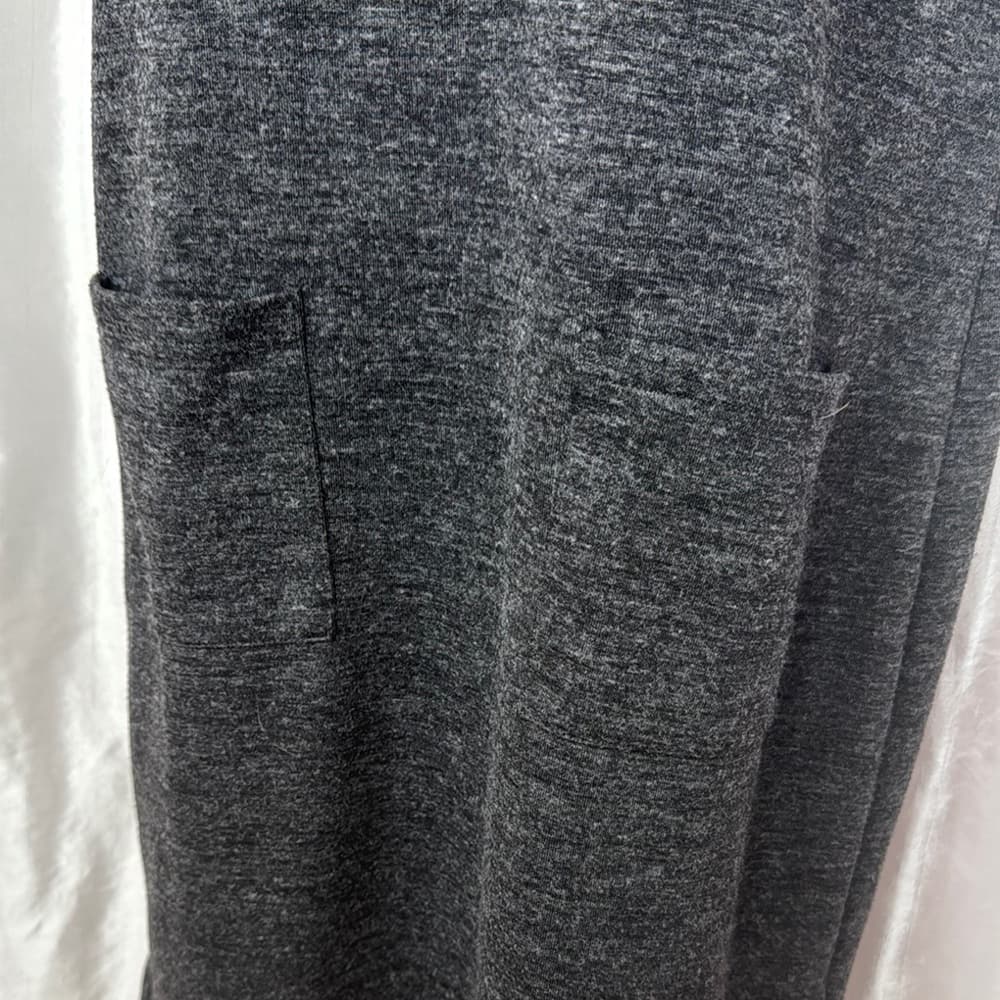 72. Adrienne Vittadini Charcoal Mini Dress - Thumbnail 3