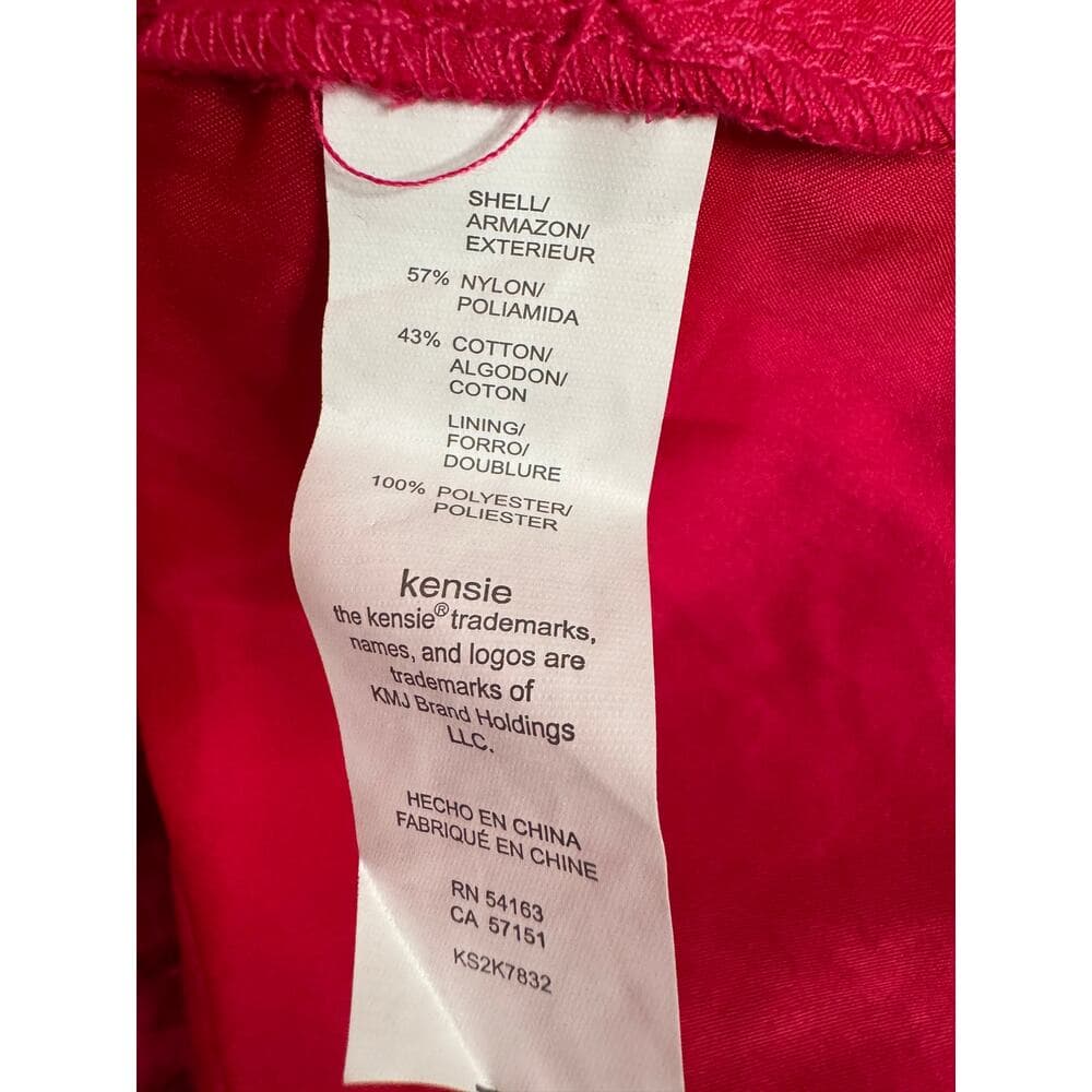 358. Kensie Hot Pink Floral Lace Sleeveless Fit & Flare Dress Size Small - Thumbnail 7