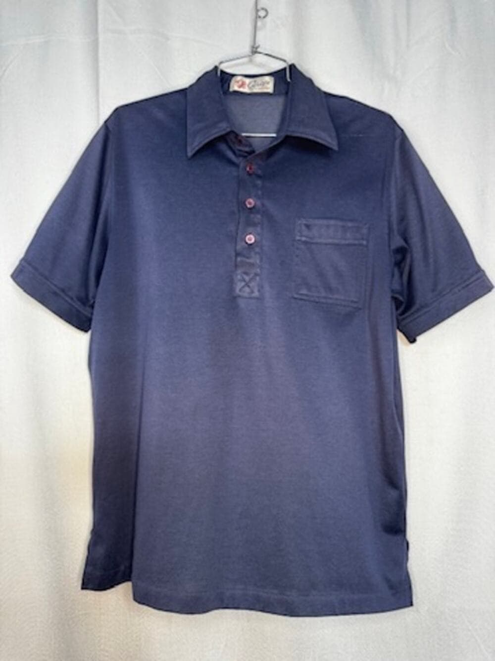 420. Cougar Golf of California Blue Short Sleeve Polo Shirt - Thumbnail 4