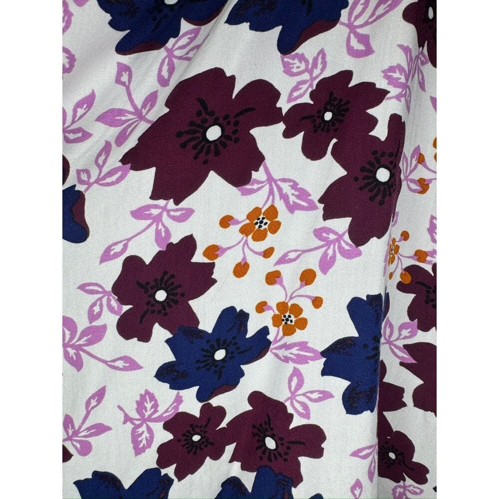 402. Valija Floral Puff Sleeve Ruched Mini Dress Size S - Thumbnail 6