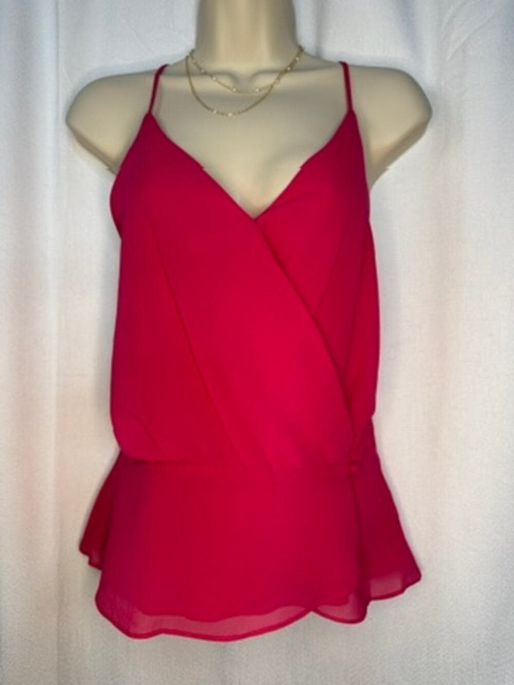 423. The Impeccable Pig Fuchsia Surplice Cross Back Tank Top Size S NWT - Thumbnail 8